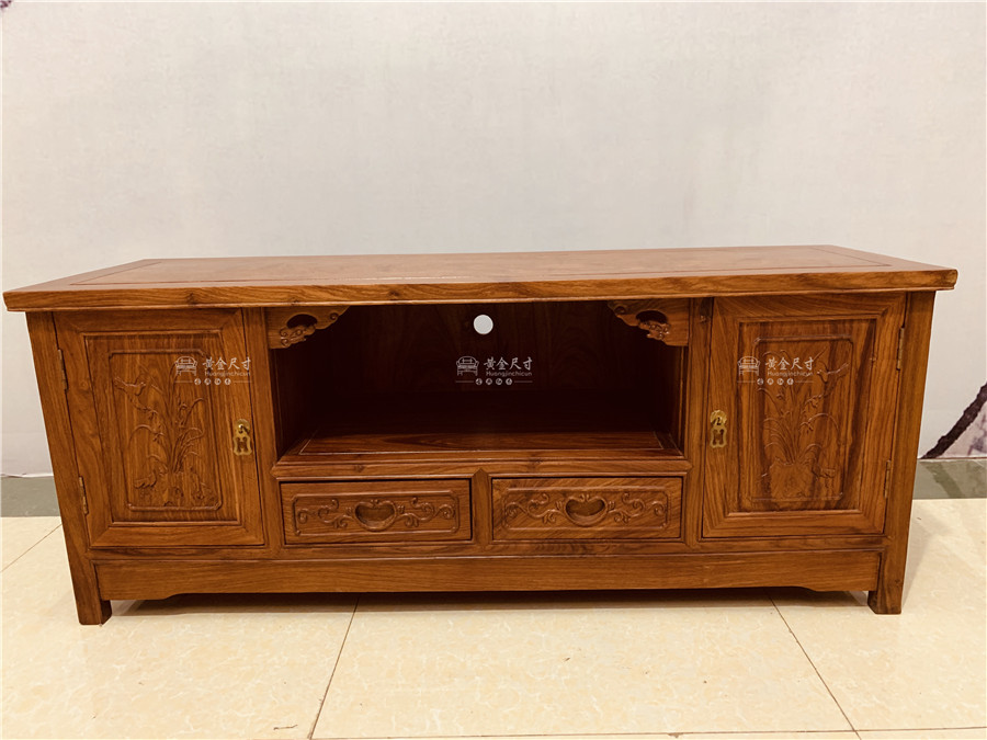 1.2米四季花电视柜 A90烫蜂蜡