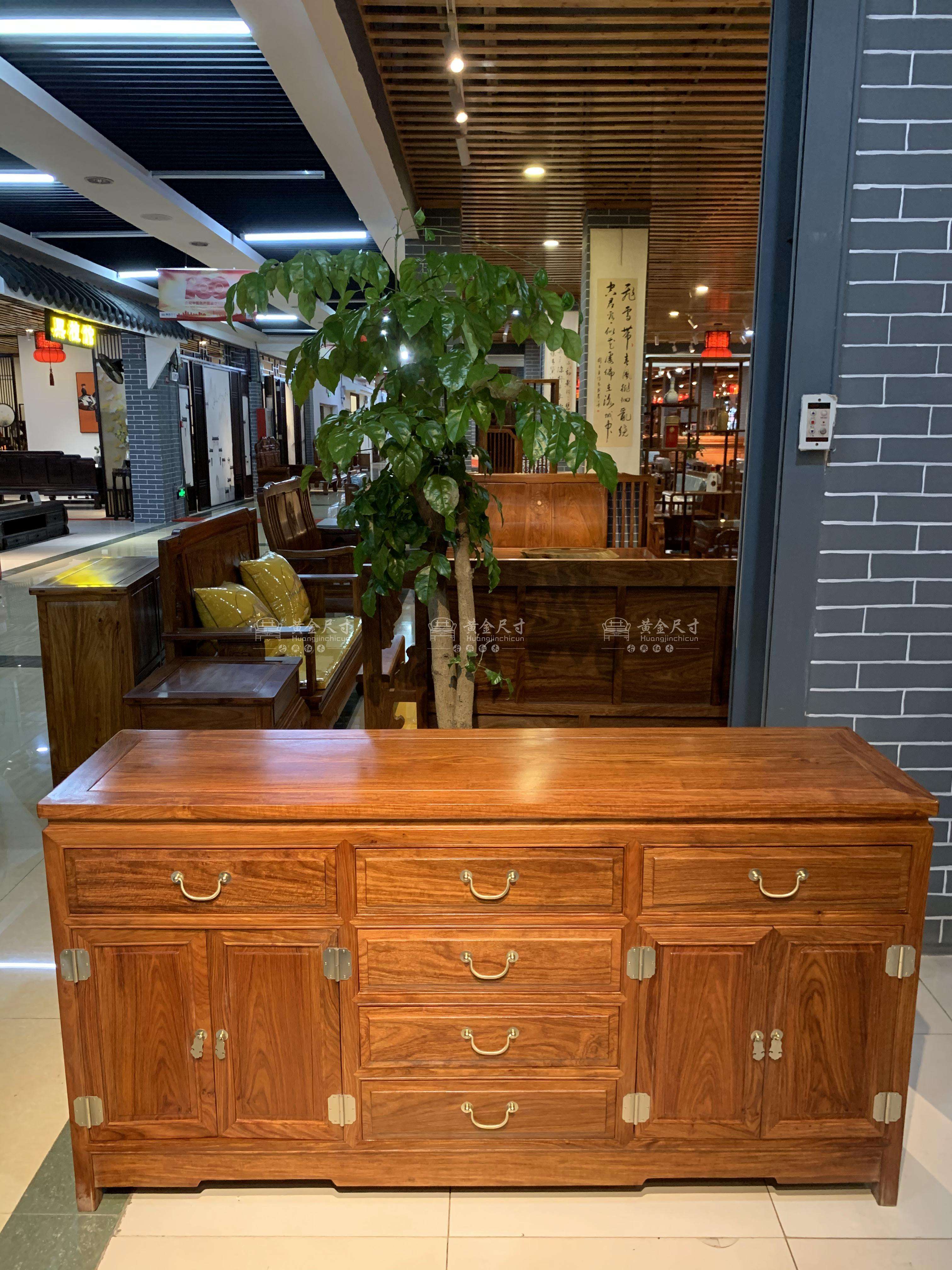 1.53米素面六抽餐边柜 A198烫蜂蜡 (2).JPG