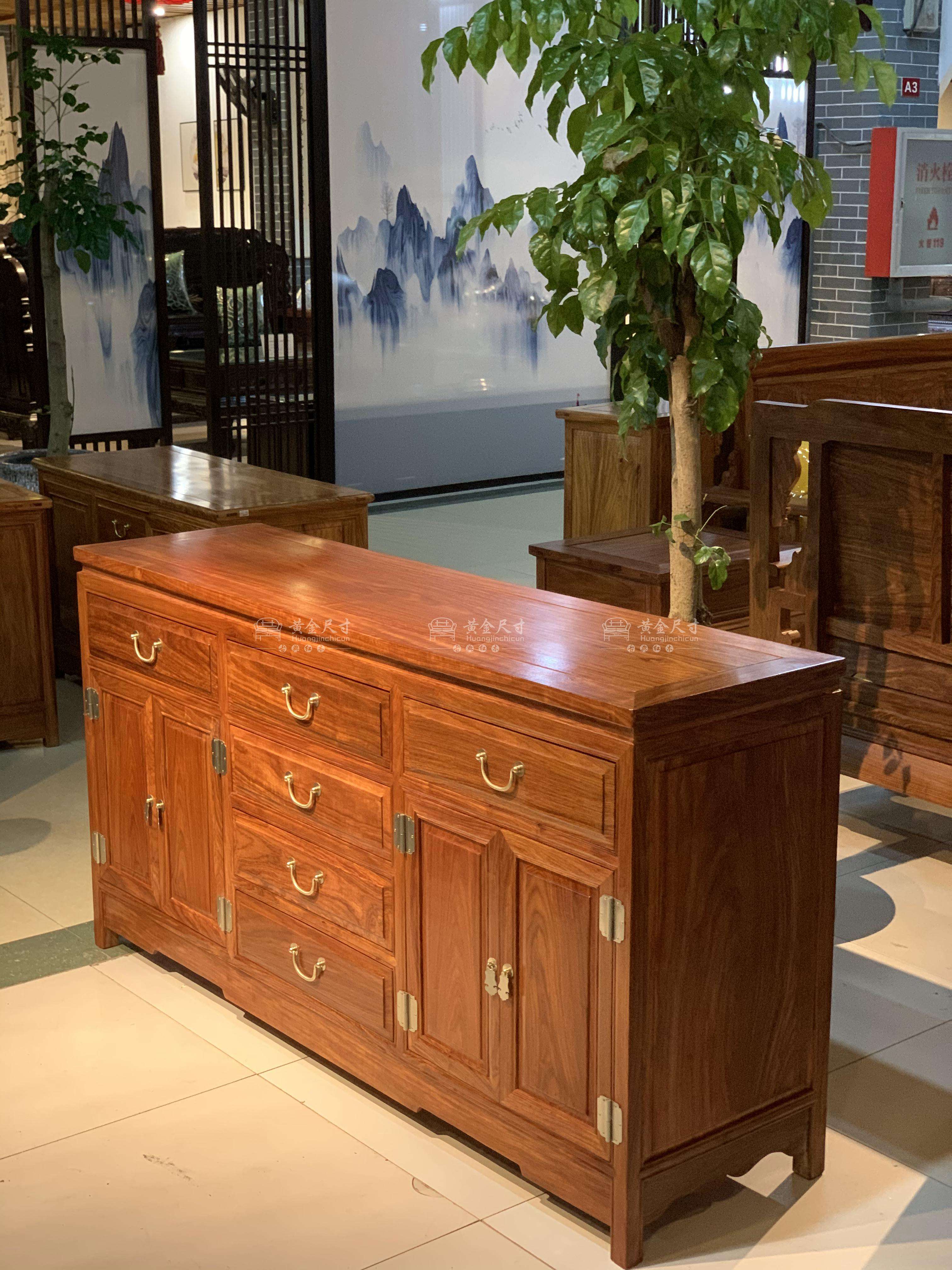 1.53米素面六抽餐边柜 A198烫蜂蜡 (12).JPG