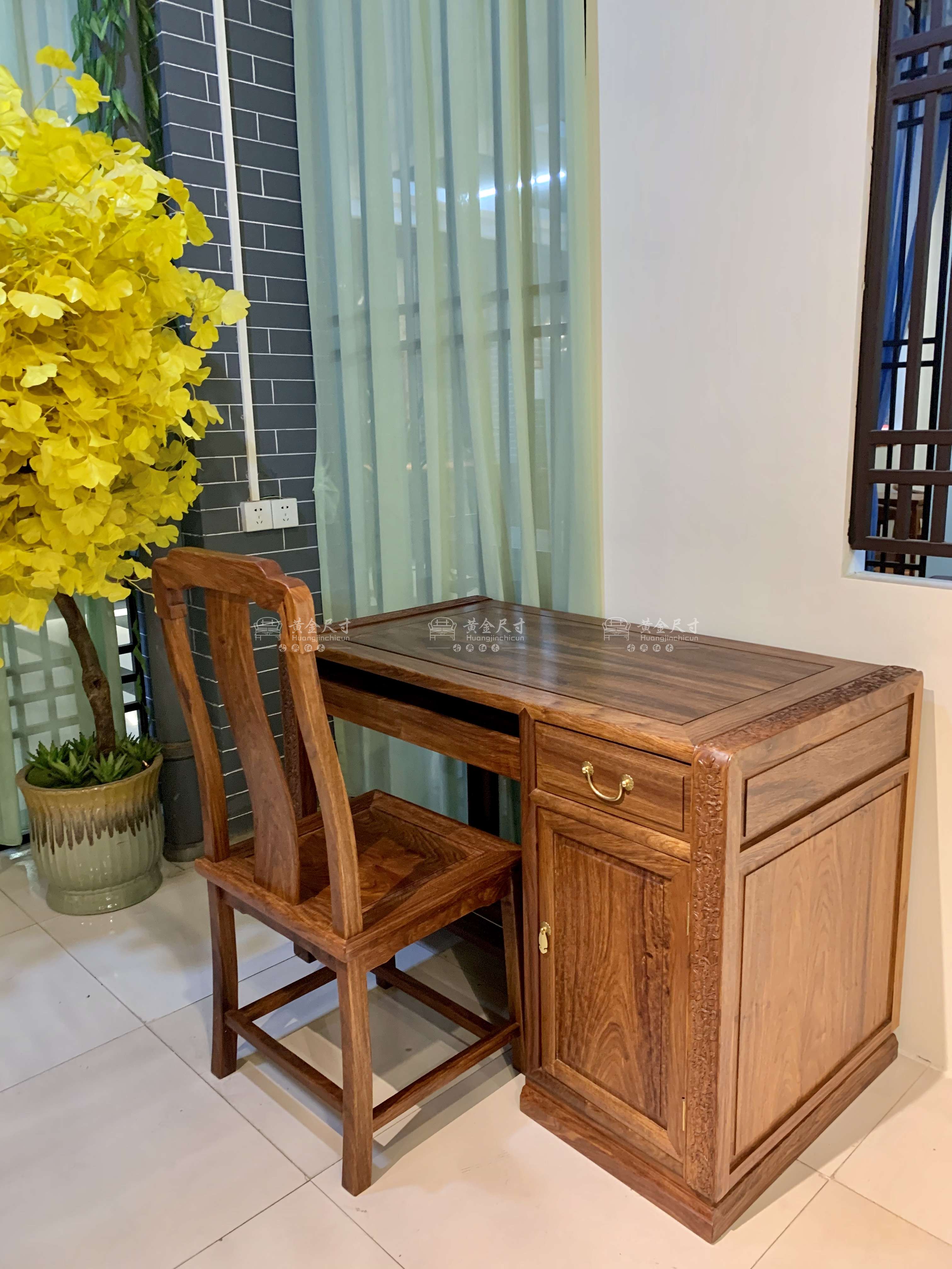 1.2米国色天香书桌+国色椅 A139烫蜂蜡 (2).JPG
