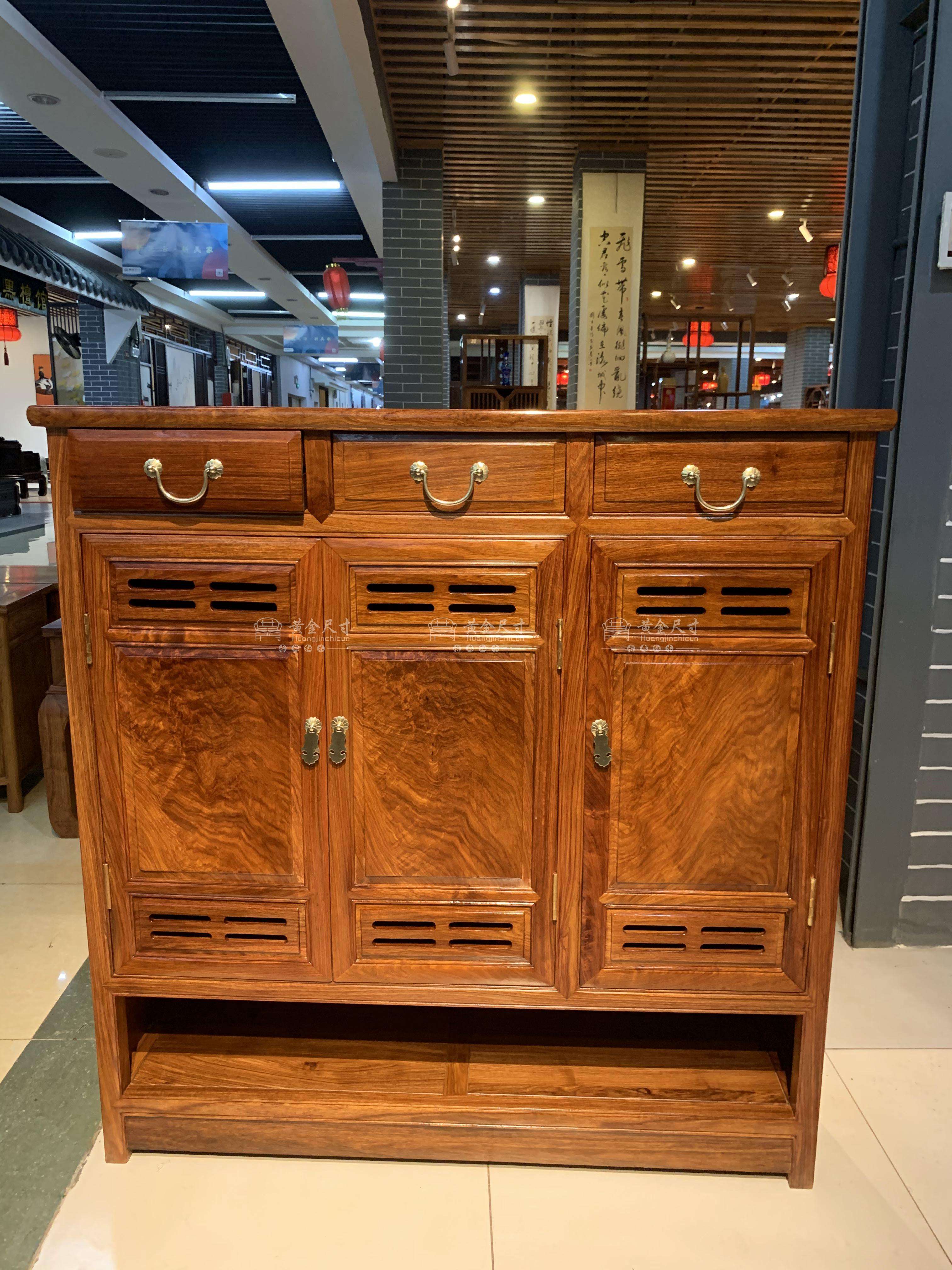 1.06米豪华三门鞋柜 A18蜜蜡 (3).JPG