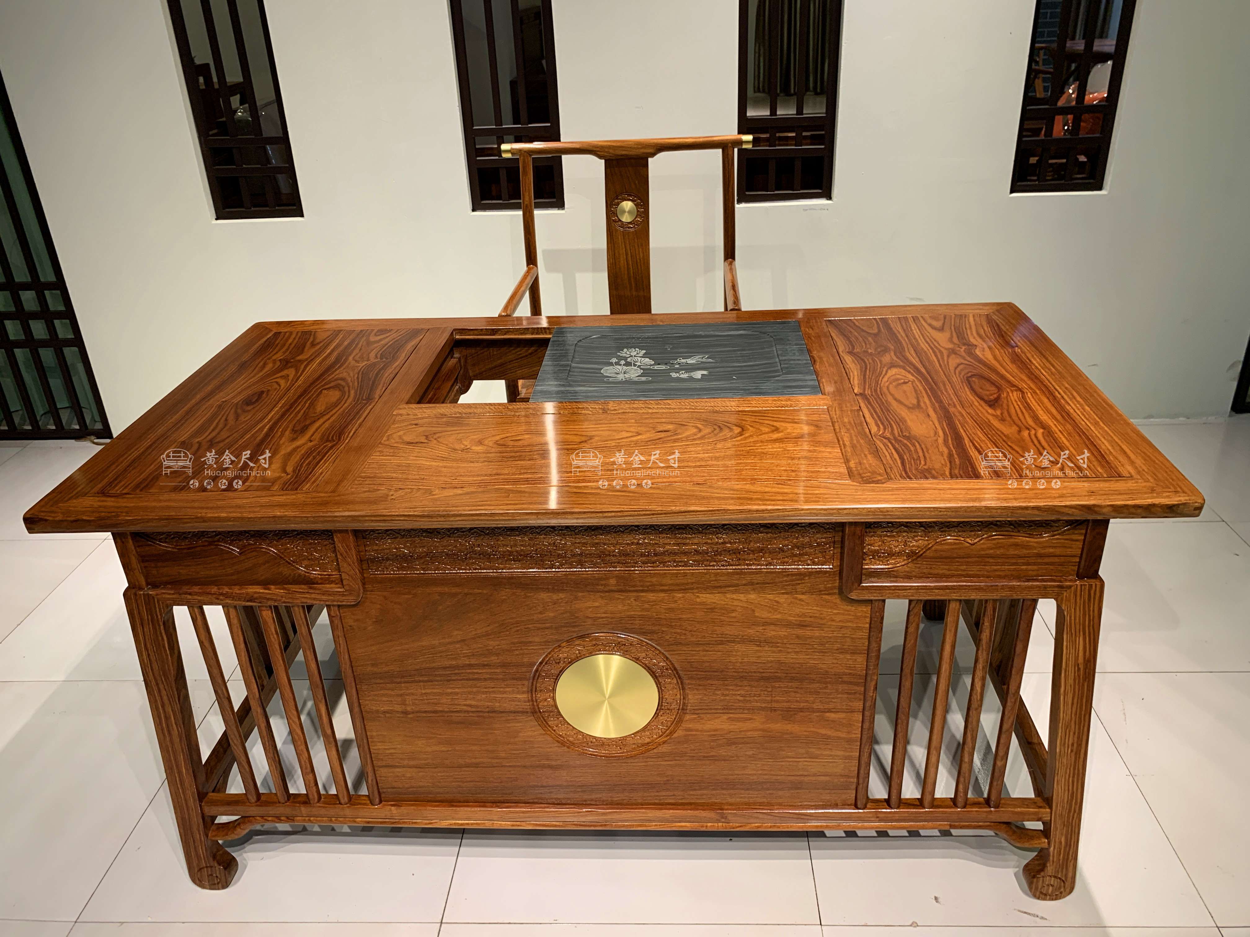 新中式祥云茶台六件套A198蜜蜡  (17).jpg