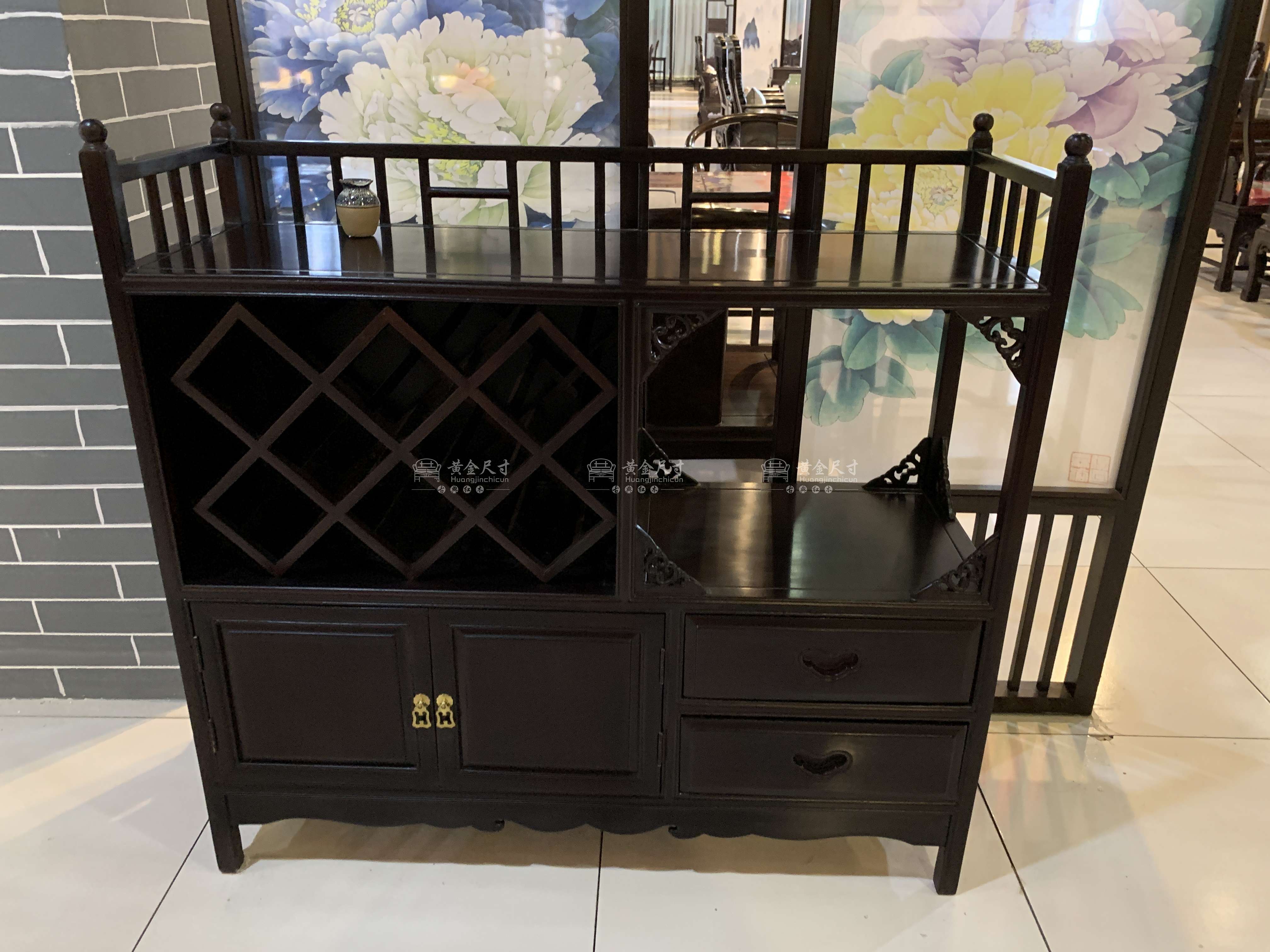 1.06米小红酒柜 红酒架餐边柜 A18定制色 (1).JPG