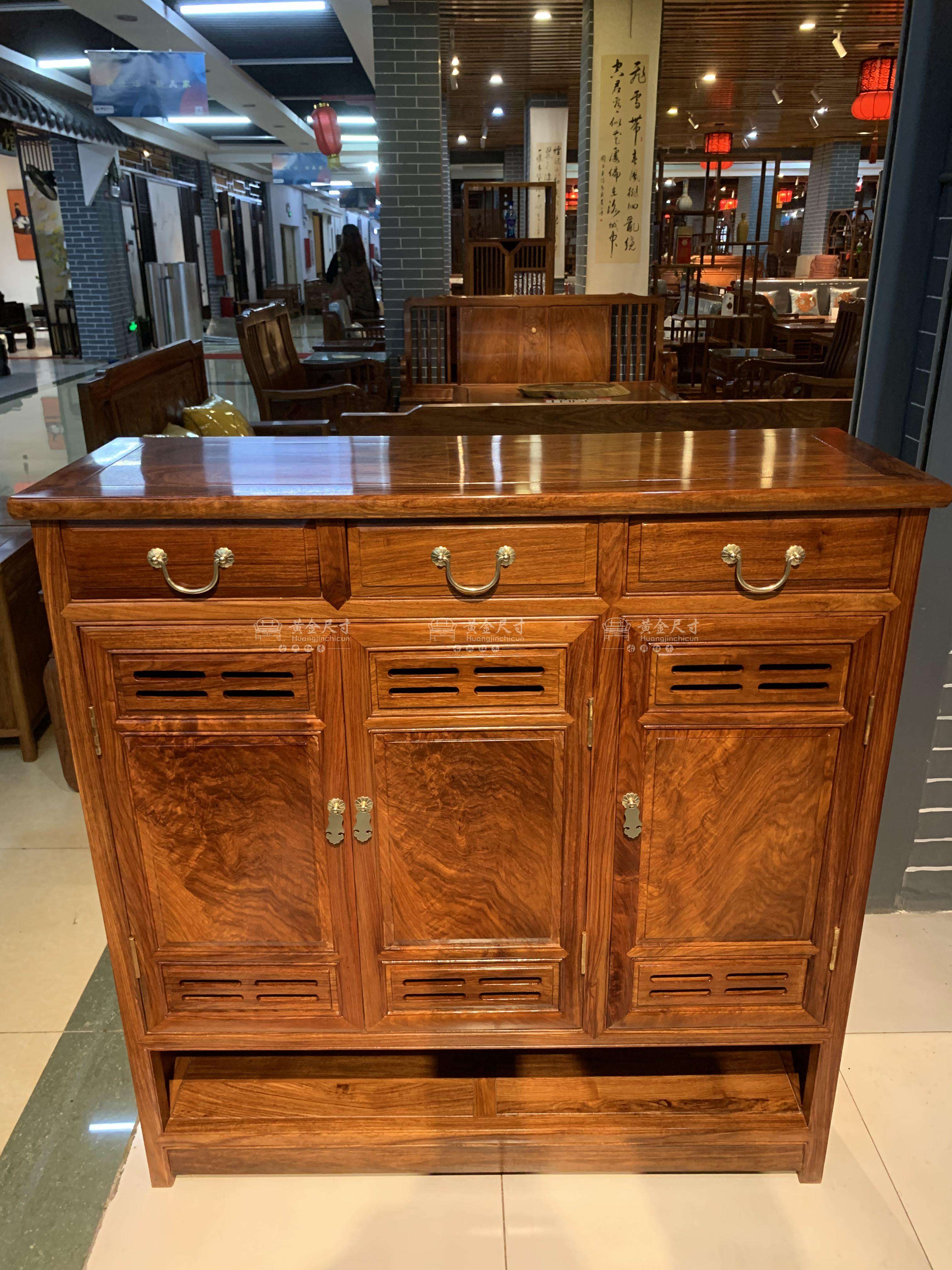 1.06米豪华三门鞋柜 A18蜜蜡 (8).JPG