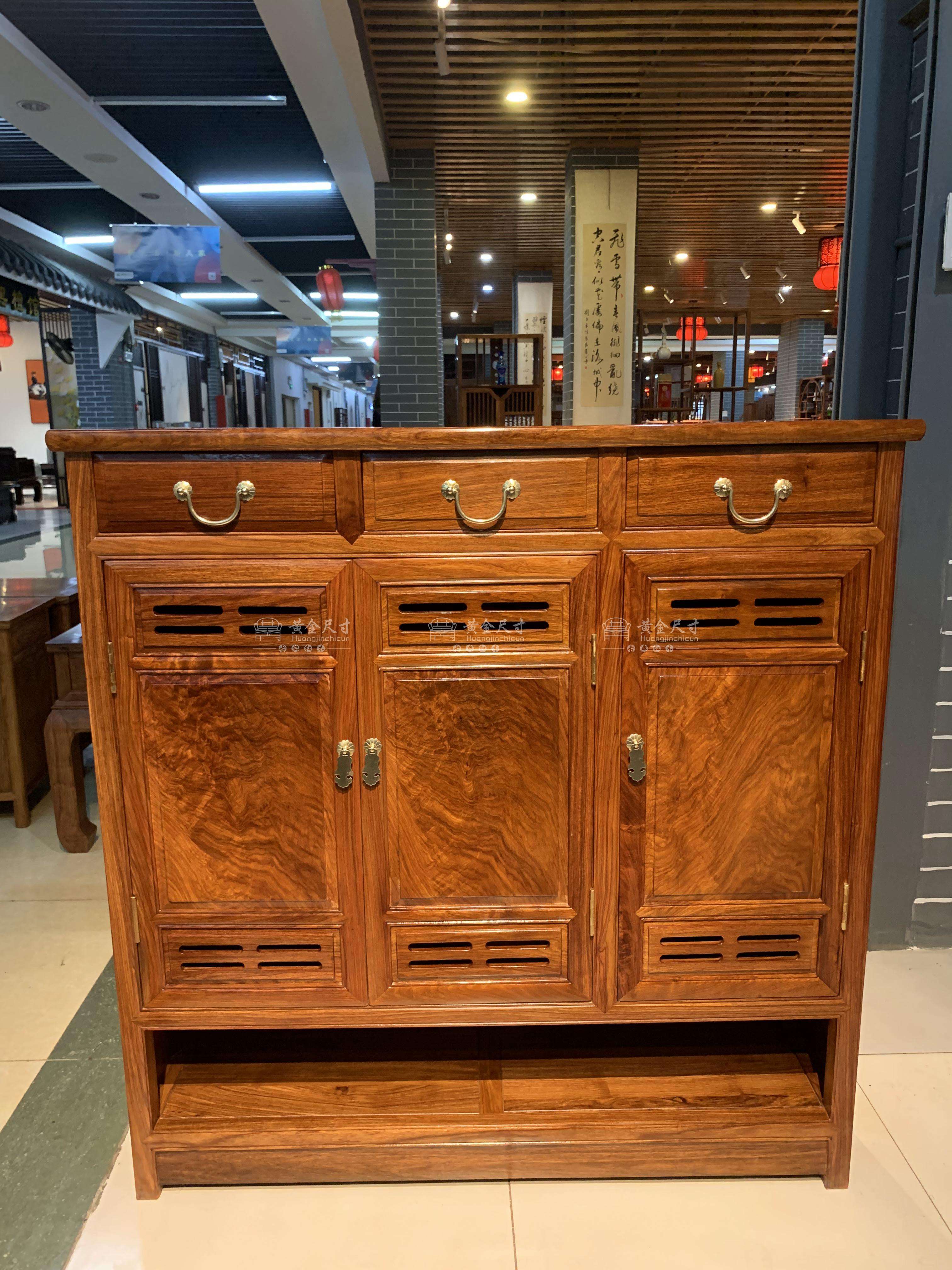 1.06米豪华三门鞋柜 A18蜜蜡 (7).JPG