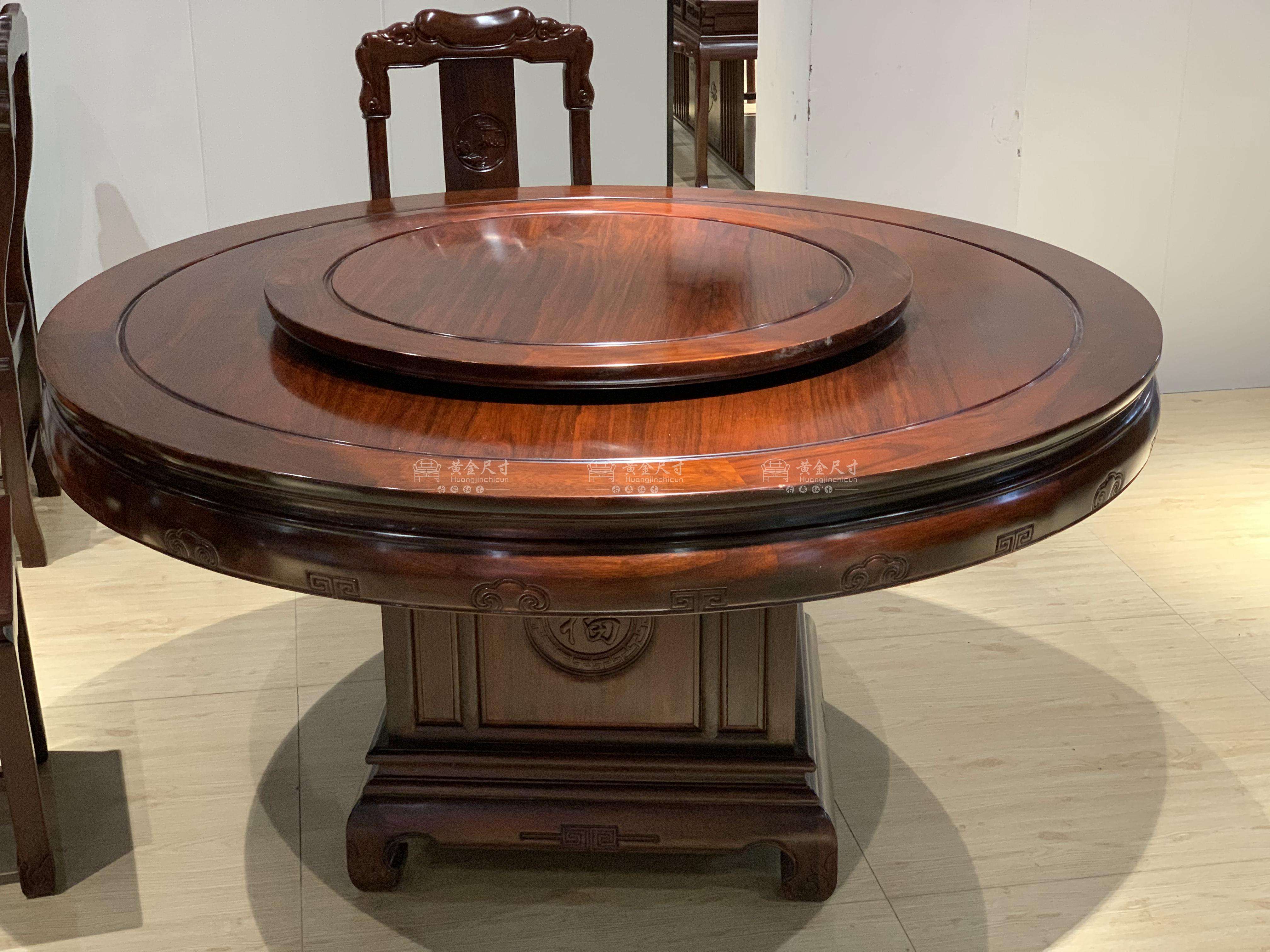 1.53米素面通板圆台+祥云椅10张 A92擦生漆 (11).JPG