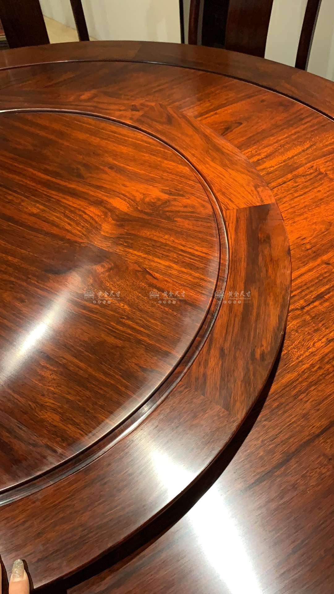 1.53米素面通板圆台+祥云椅10张 A92擦生漆 (15).JPG
