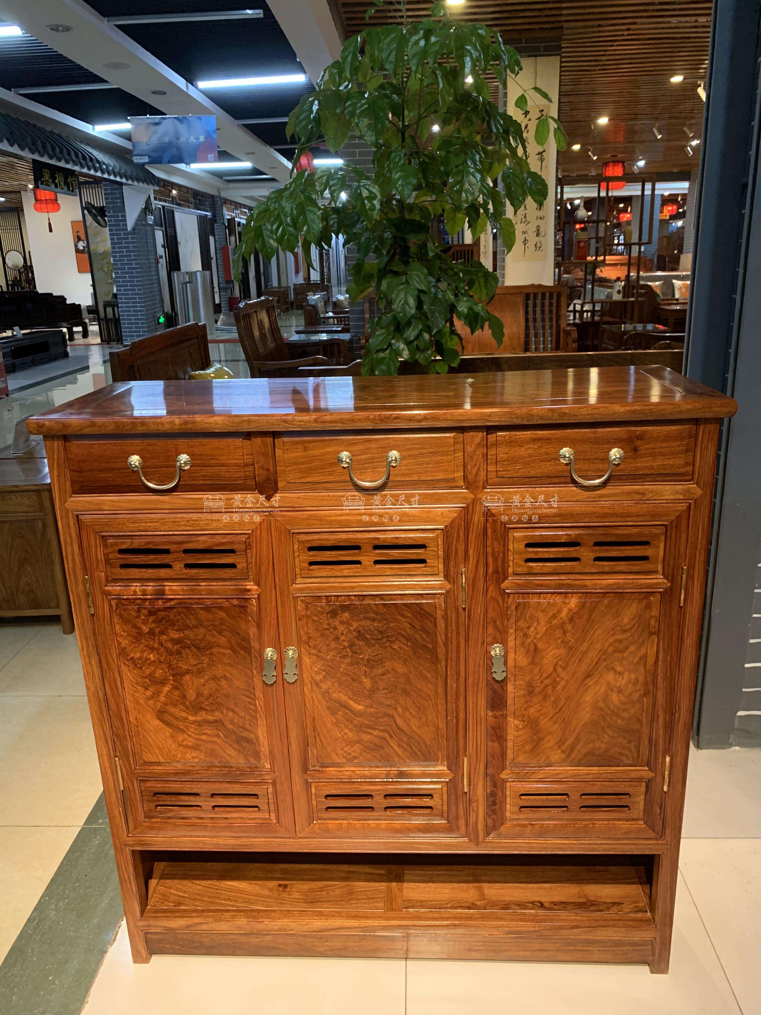 1.06米豪华三门鞋柜 A18蜜蜡 (15).JPG