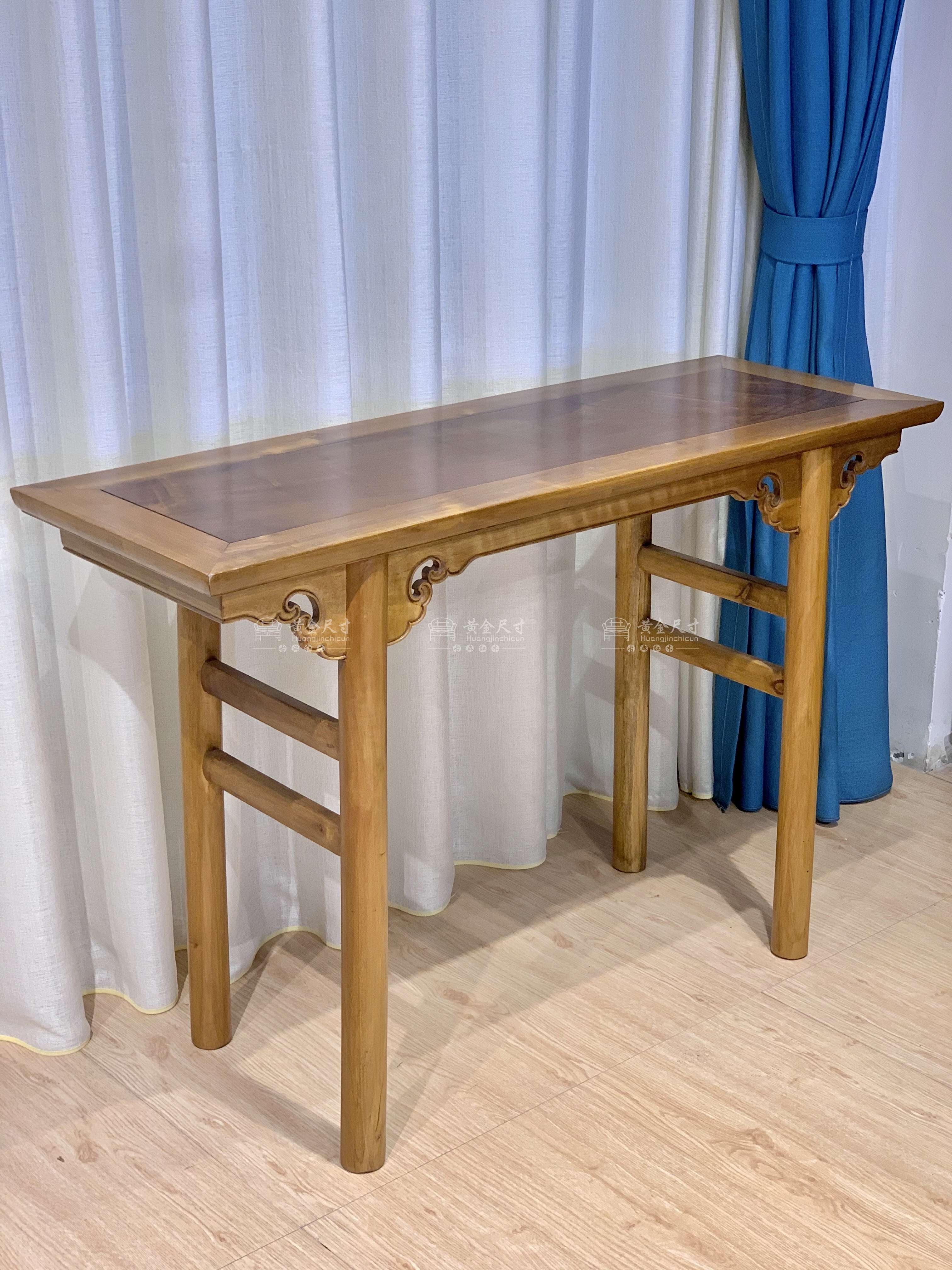 1.2米平头桥台 A93原木上蜡 (5).JPG