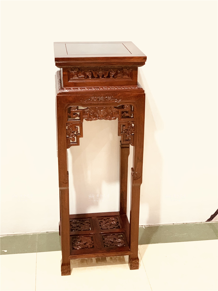 1.2米高花几【中堂】酸枝色 A18 (10).jpg