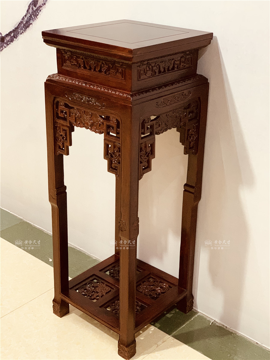 1.2米高花几【中堂】酸枝色 A18 (7).jpg