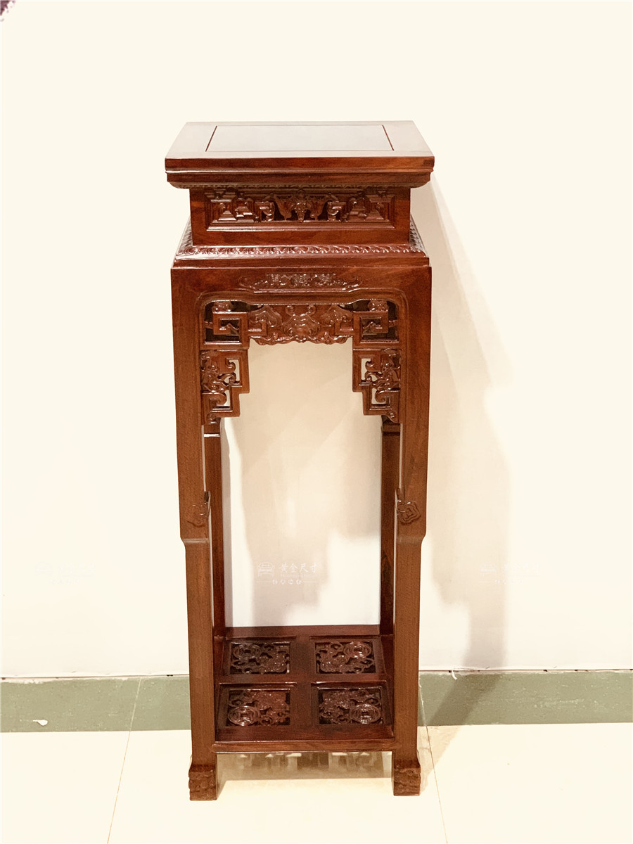 1.2米高花几【中堂】酸枝色 A18 (8).jpg