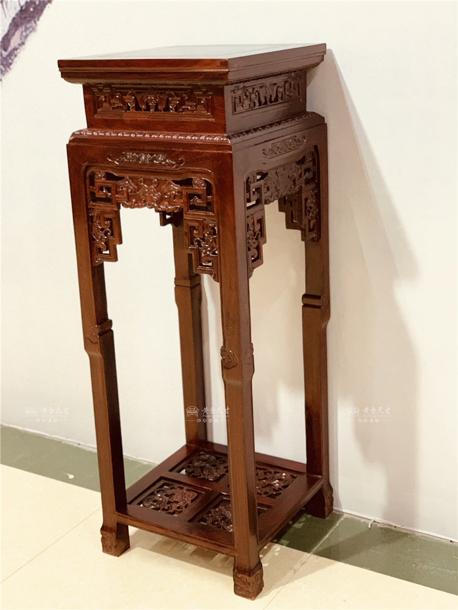 1.2米高花几【中堂】酸枝色 A18 (6).jpg