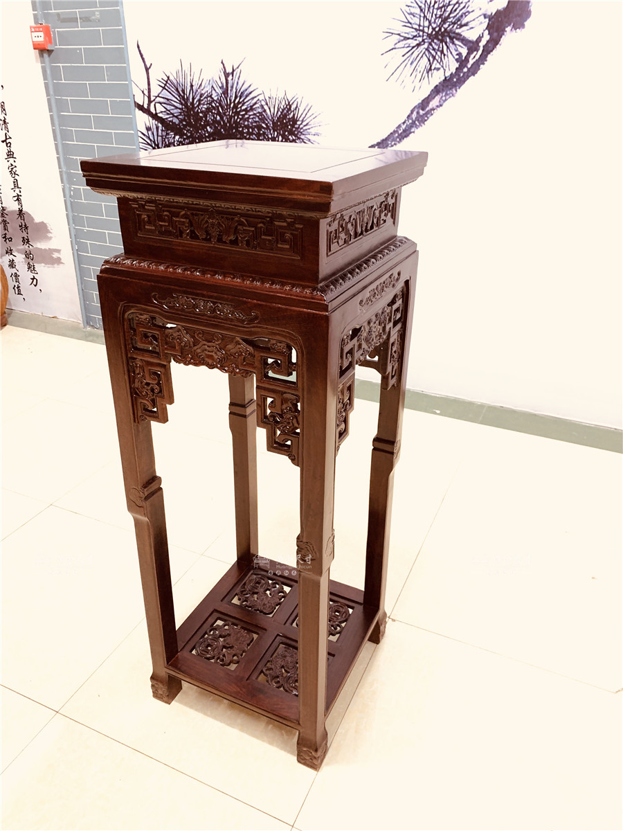 1.2米高花几【中堂】酸枝色 A18 (3).jpg