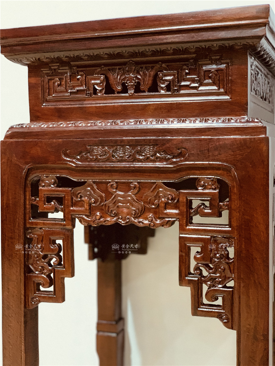 1.2米高花几【中堂】酸枝色 A18 (11).jpg