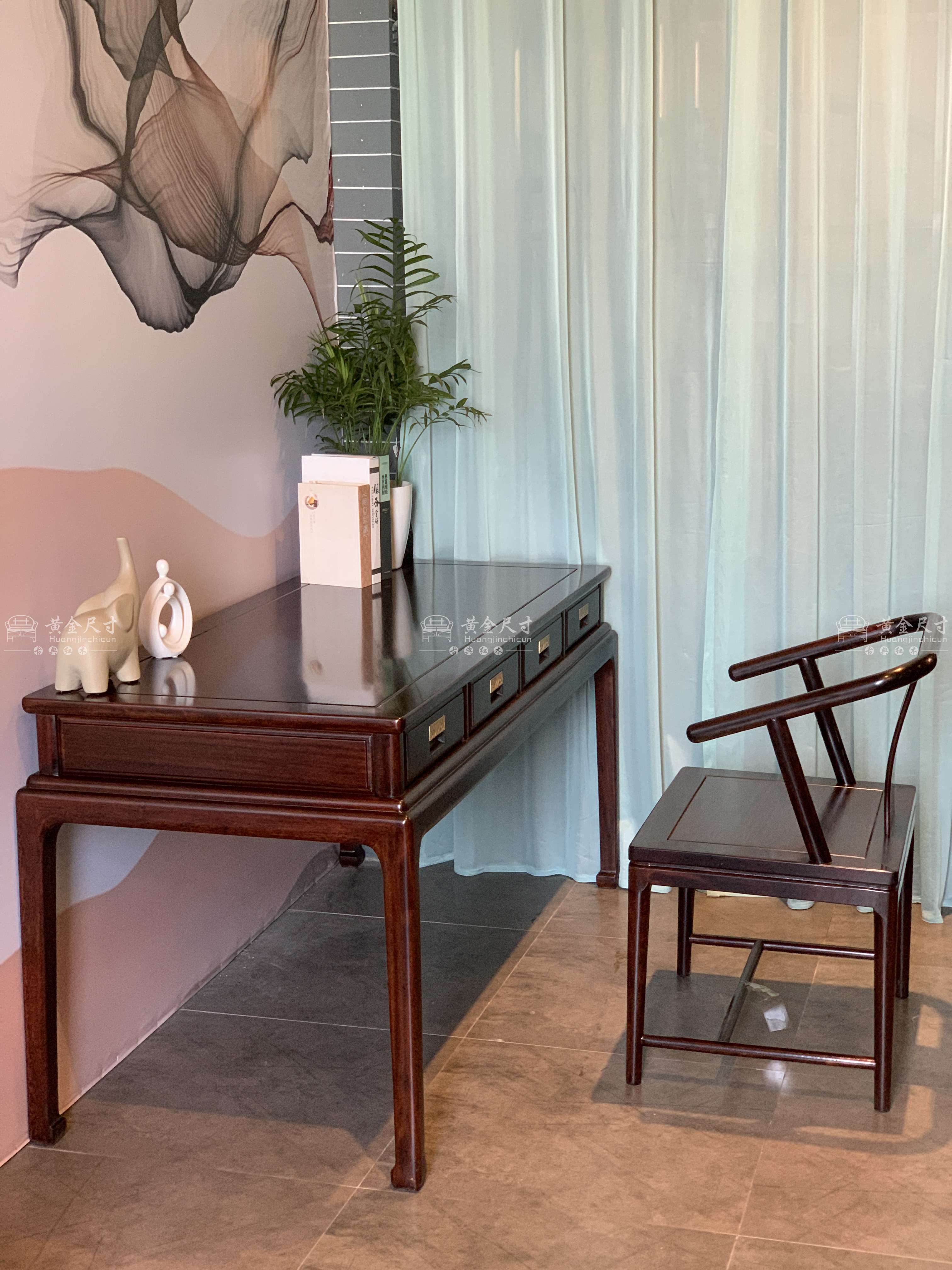 1.53米新中式马蹄写字台 A93擦生漆 (7).JPG