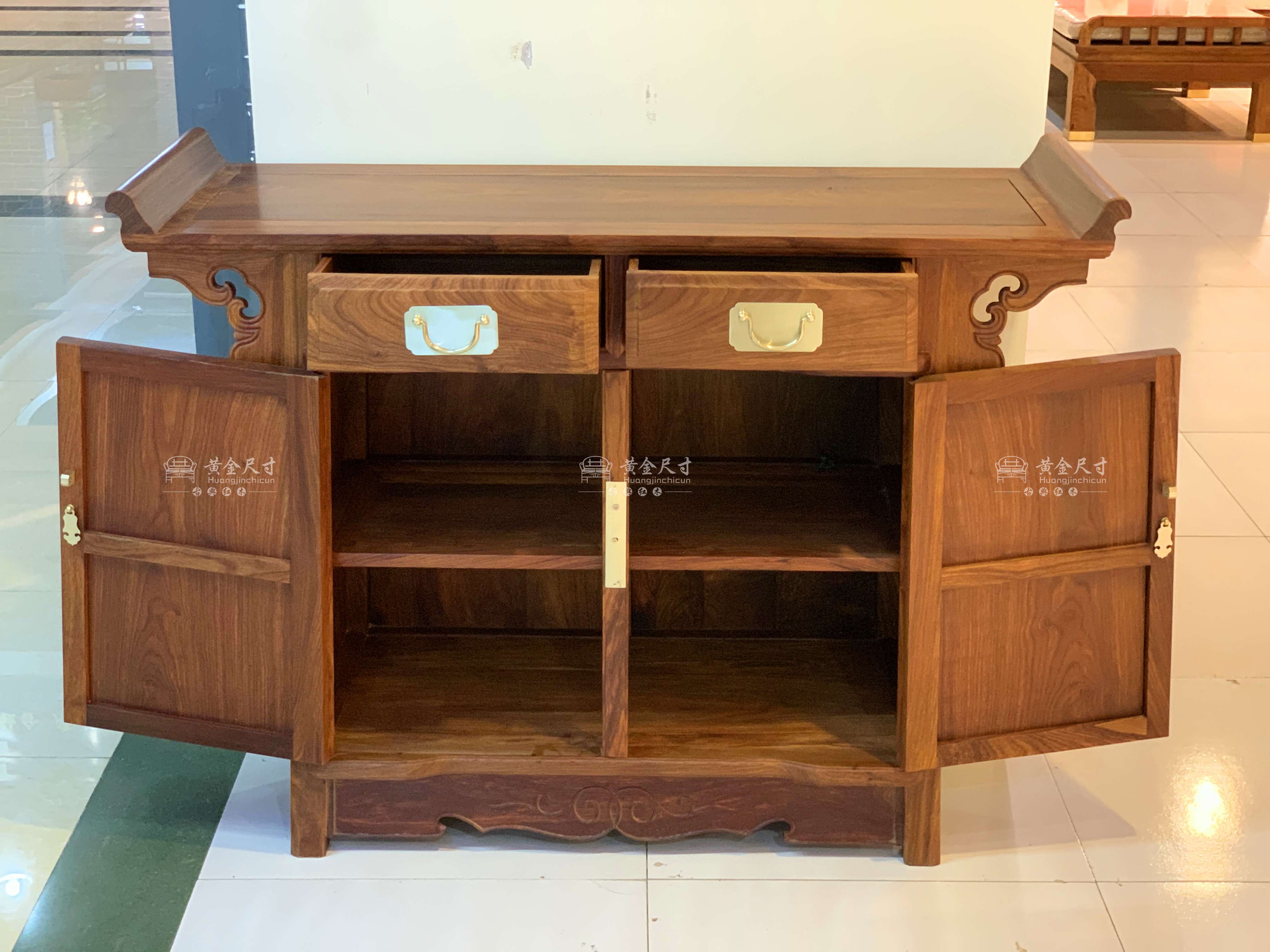 1.2米素面两联柜【加厚料精品】A18烫蜂蜡  (1).jpg