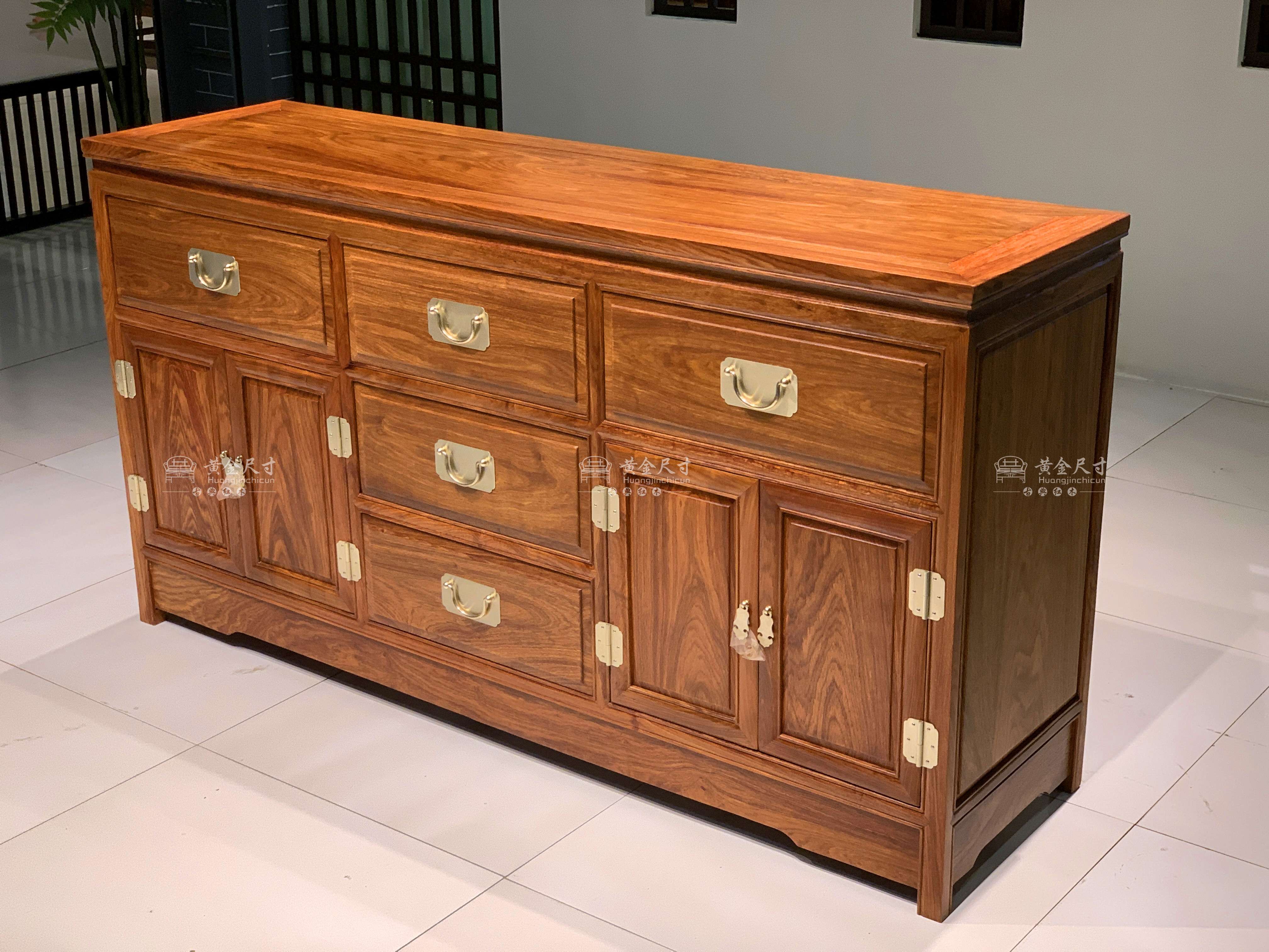 1.53米素面餐边柜【精品】A18烫蜂蜡  (4).jpg