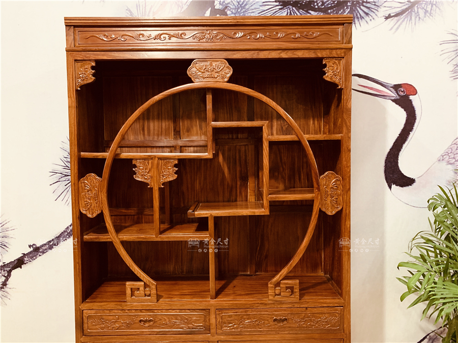 1.2米豪华五福博古柜 单个刺猬紫檀 蜜蜡 (6).jpg