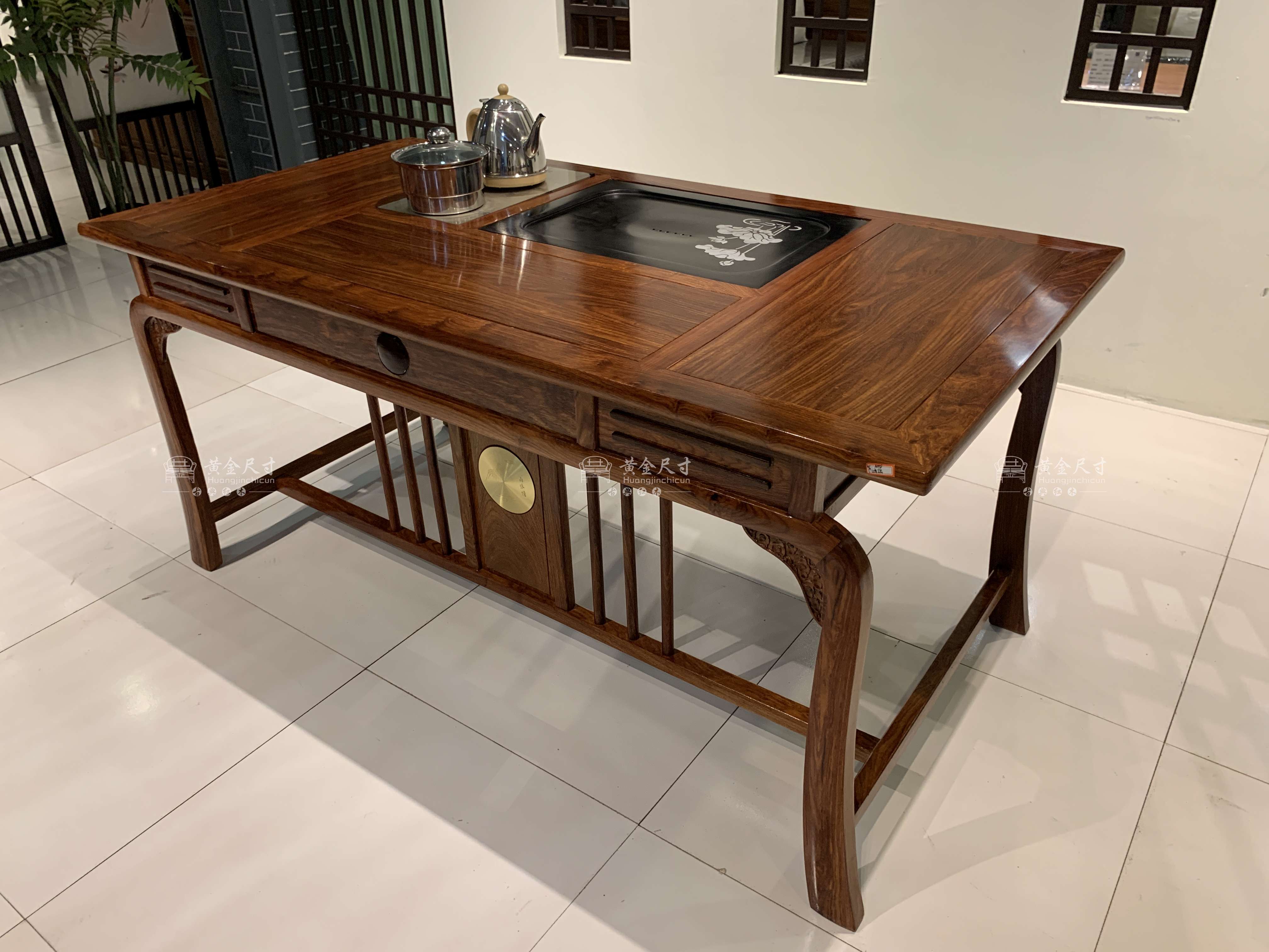 1.53米新中式鸿运茶台六件套 A198蜜蜡 (16).JPG