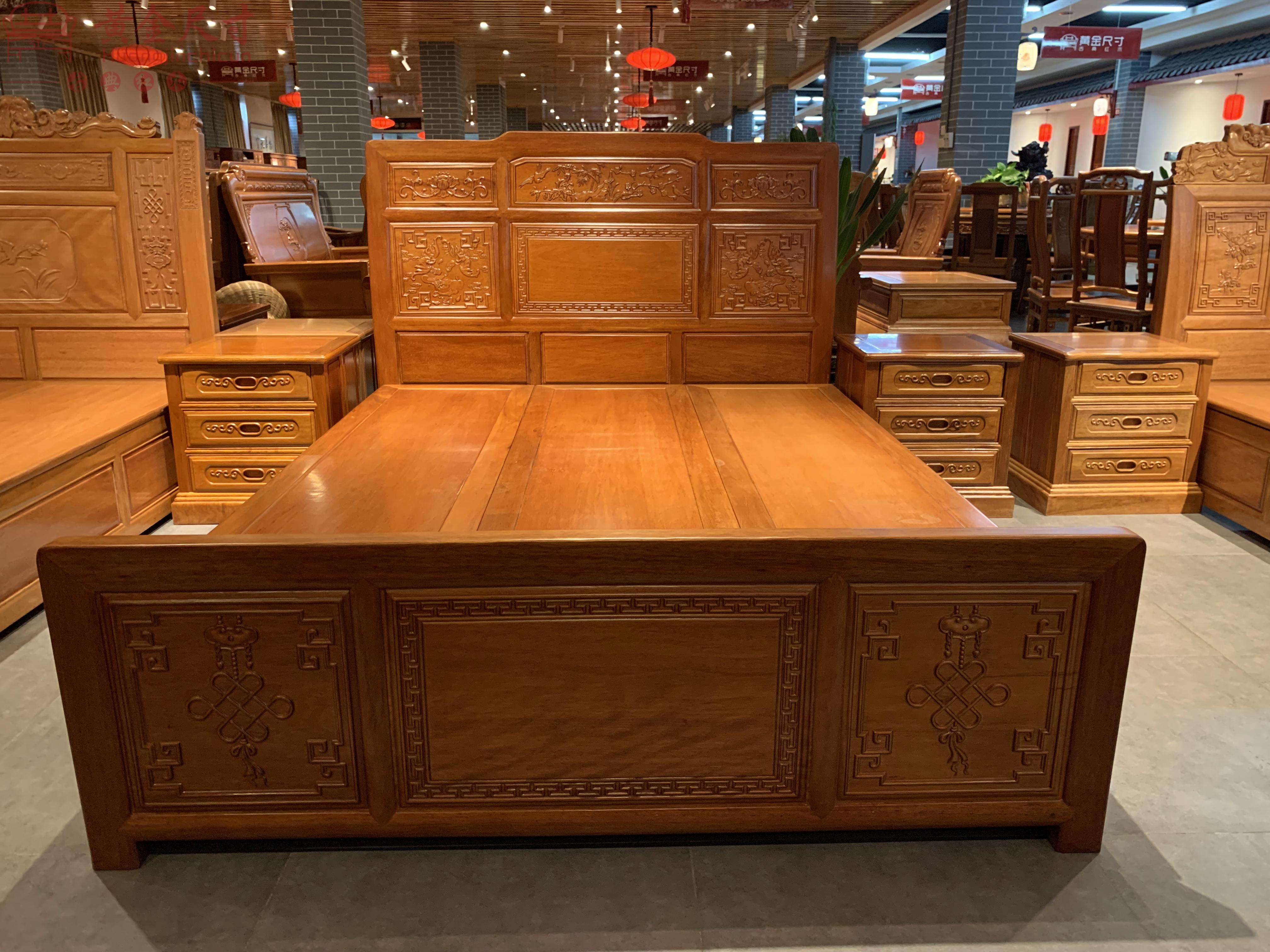 1.5米金钱大床 &nbsp;线条板 &nbsp;A66 (3).JPG