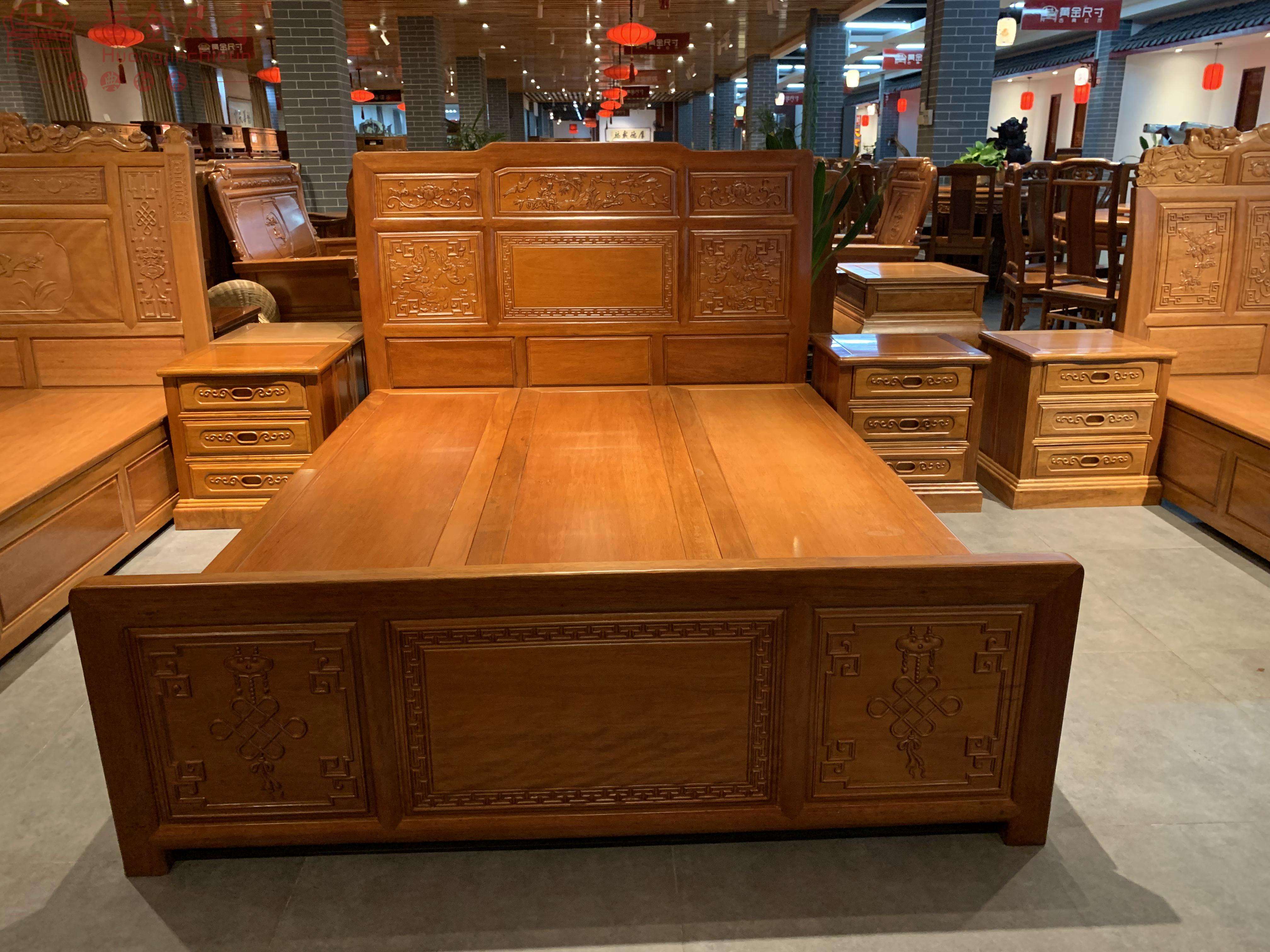 1.5米金钱大床 &nbsp;线条板 &nbsp;A66 (4).JPG