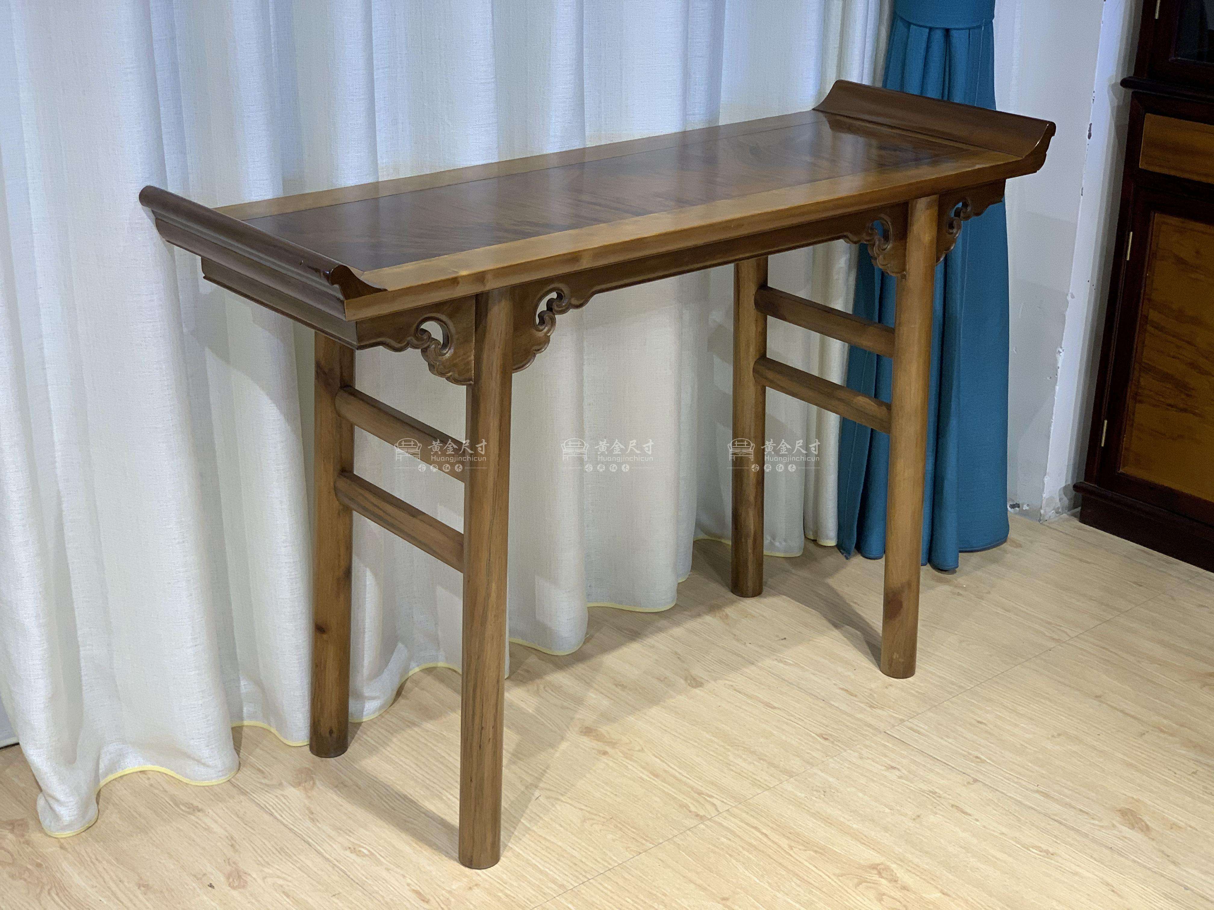 1.2米翘头桥台 A93原木上蜡 (3).JPG