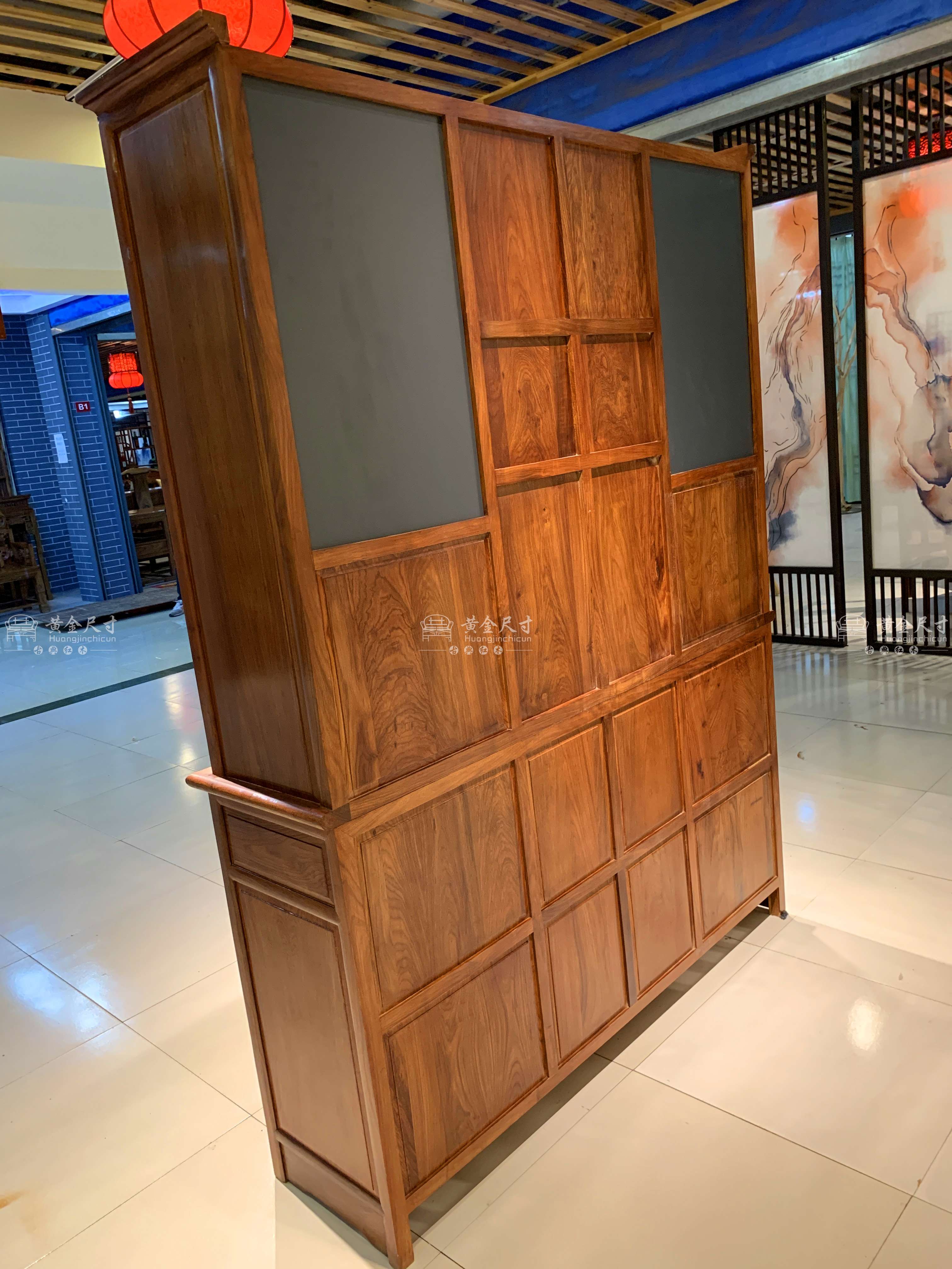 1.53米素面红酒柜A18蜜蜡  (17).jpg