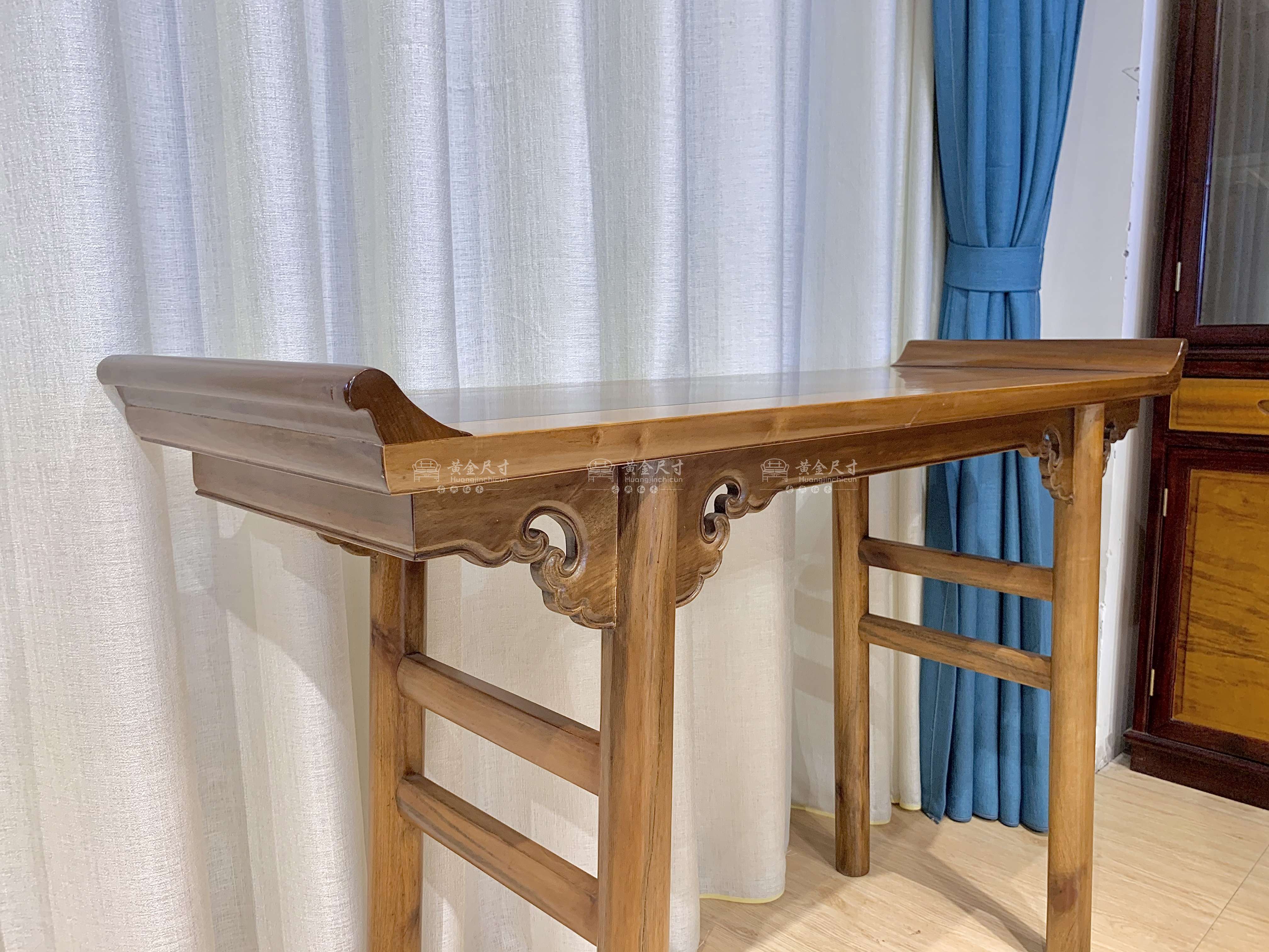 1.2米翘头桥台 A93原木上蜡 (5).JPG