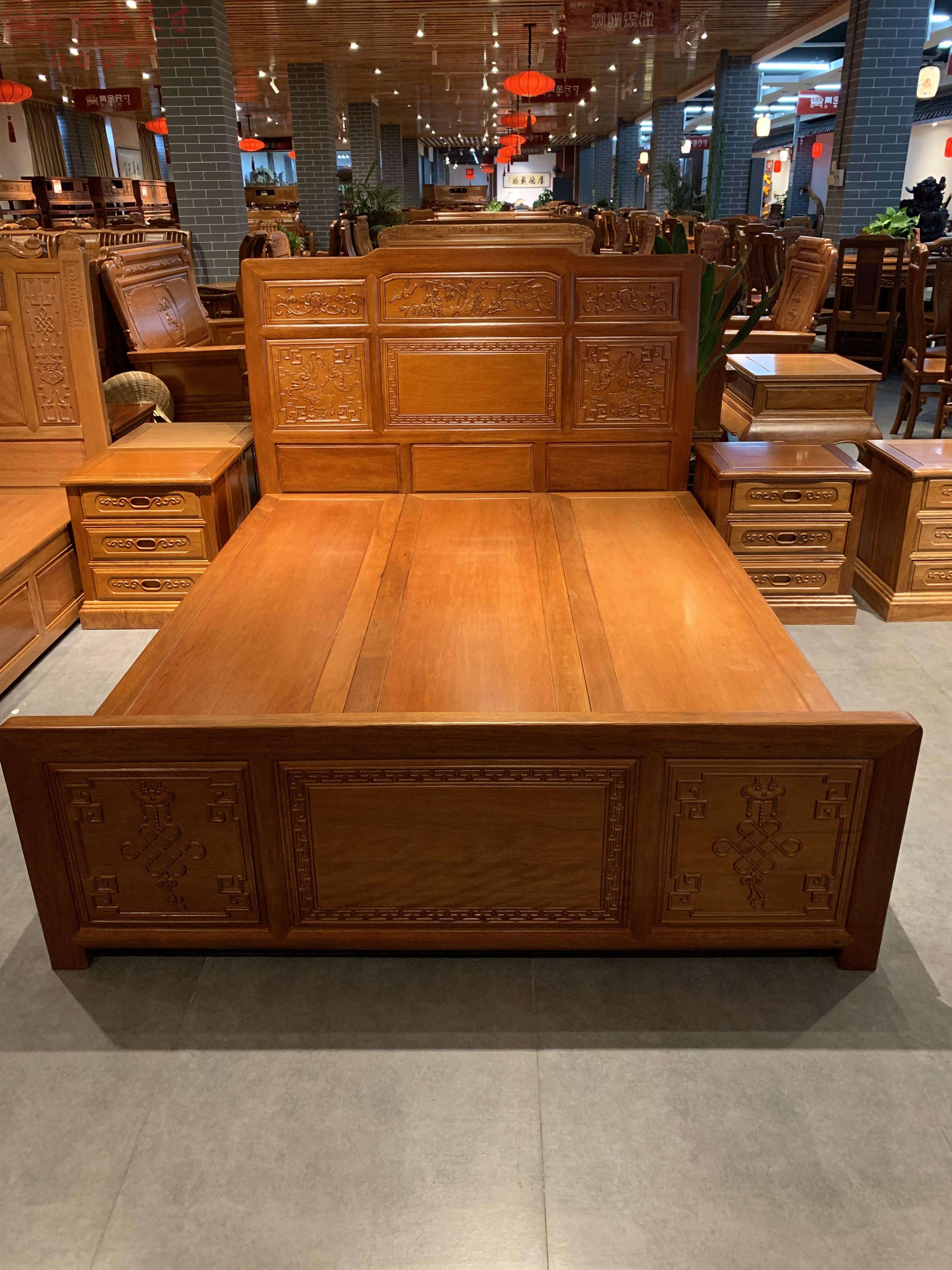 1.5米金钱大床 &nbsp;线条板 &nbsp;A66 (7).JPG