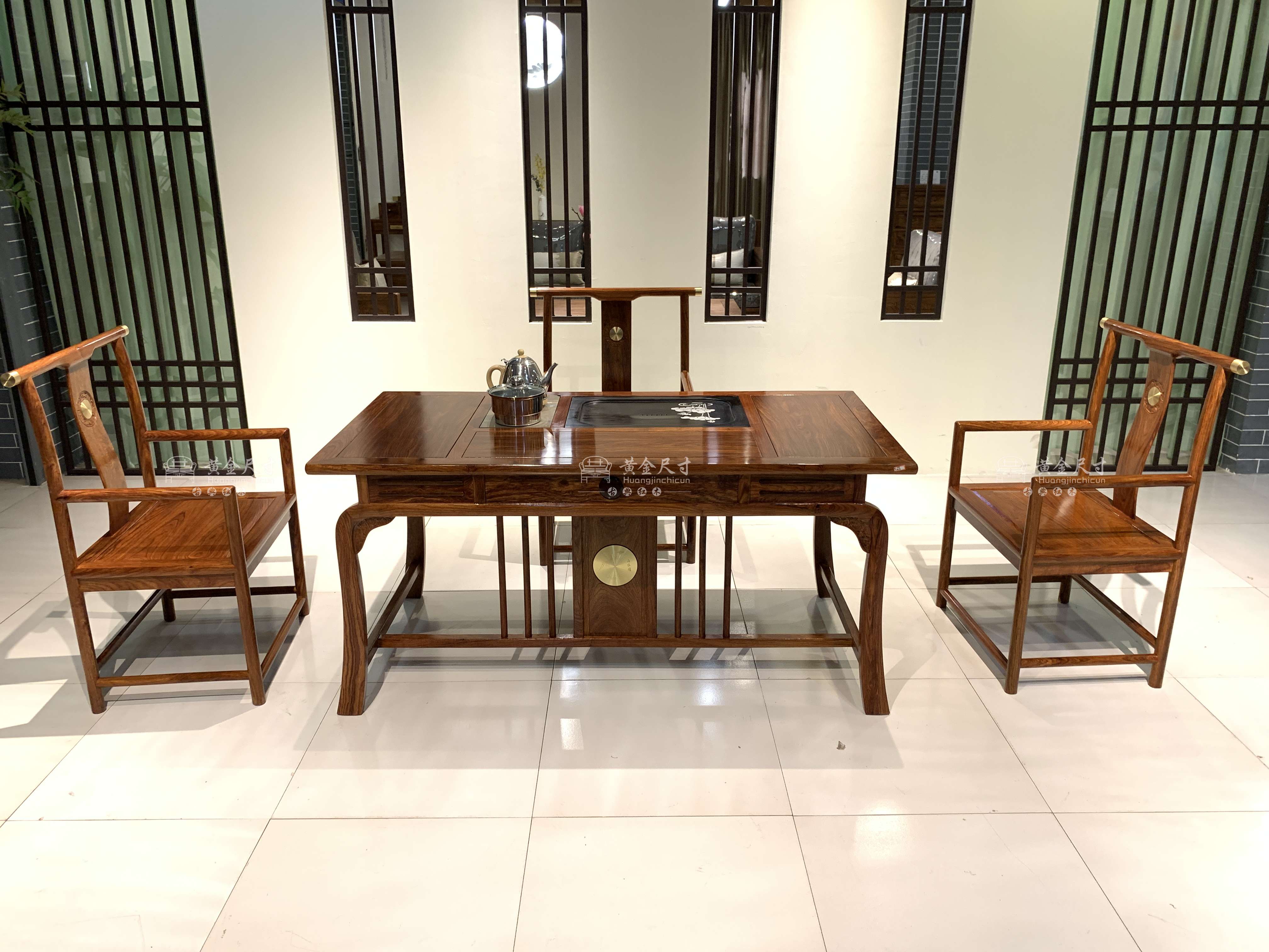 1.53米新中式鸿运茶台六件套 A198蜜蜡 (24).JPG