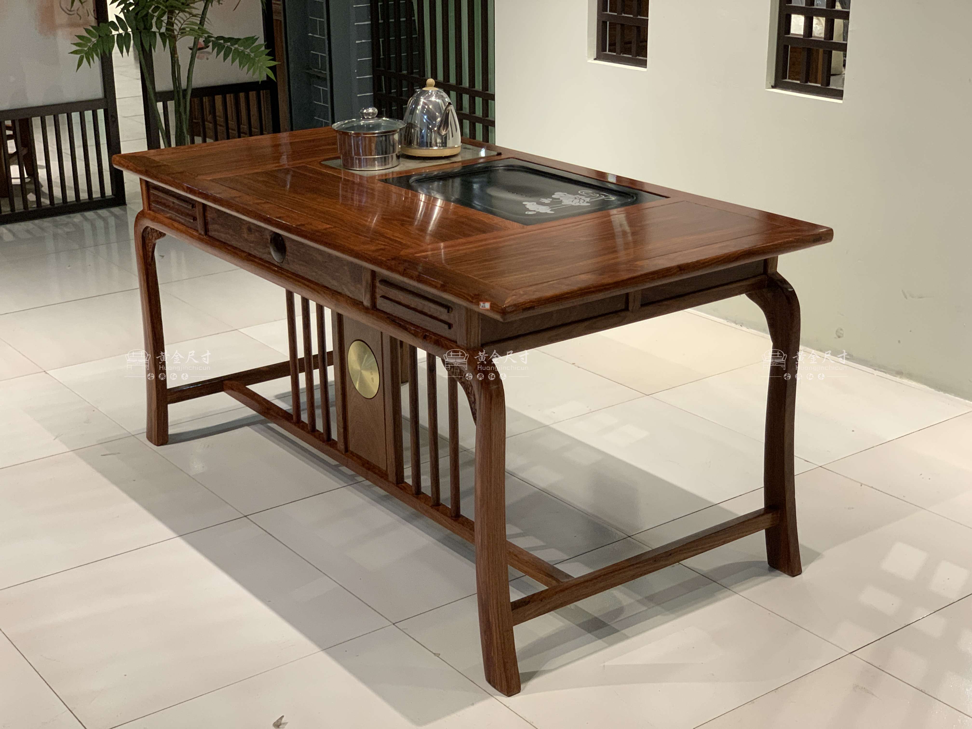 1.53米新中式鸿运茶台六件套 A198蜜蜡 (20).JPG