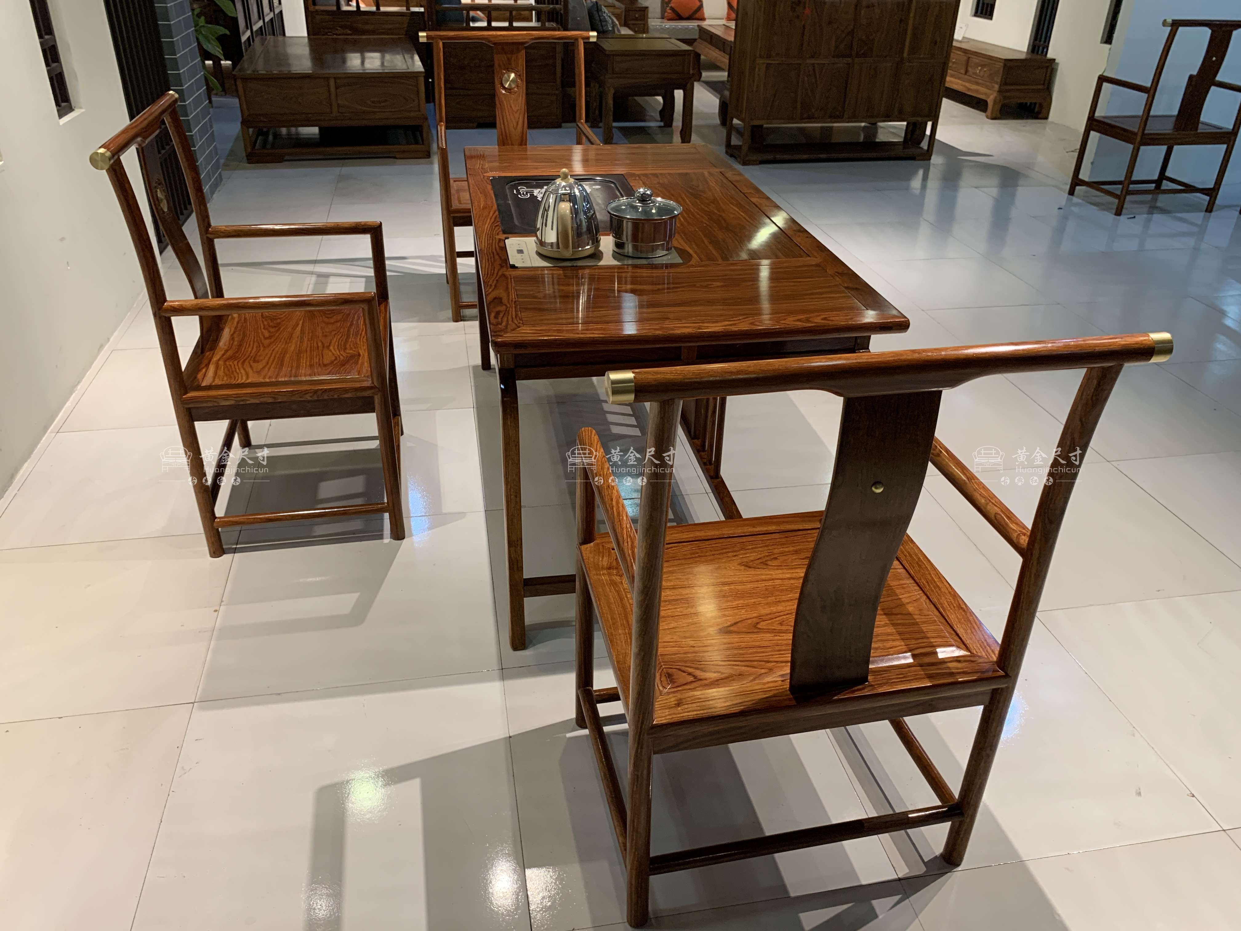 1.53米新中式鸿运茶台六件套 A198蜜蜡 (22).JPG