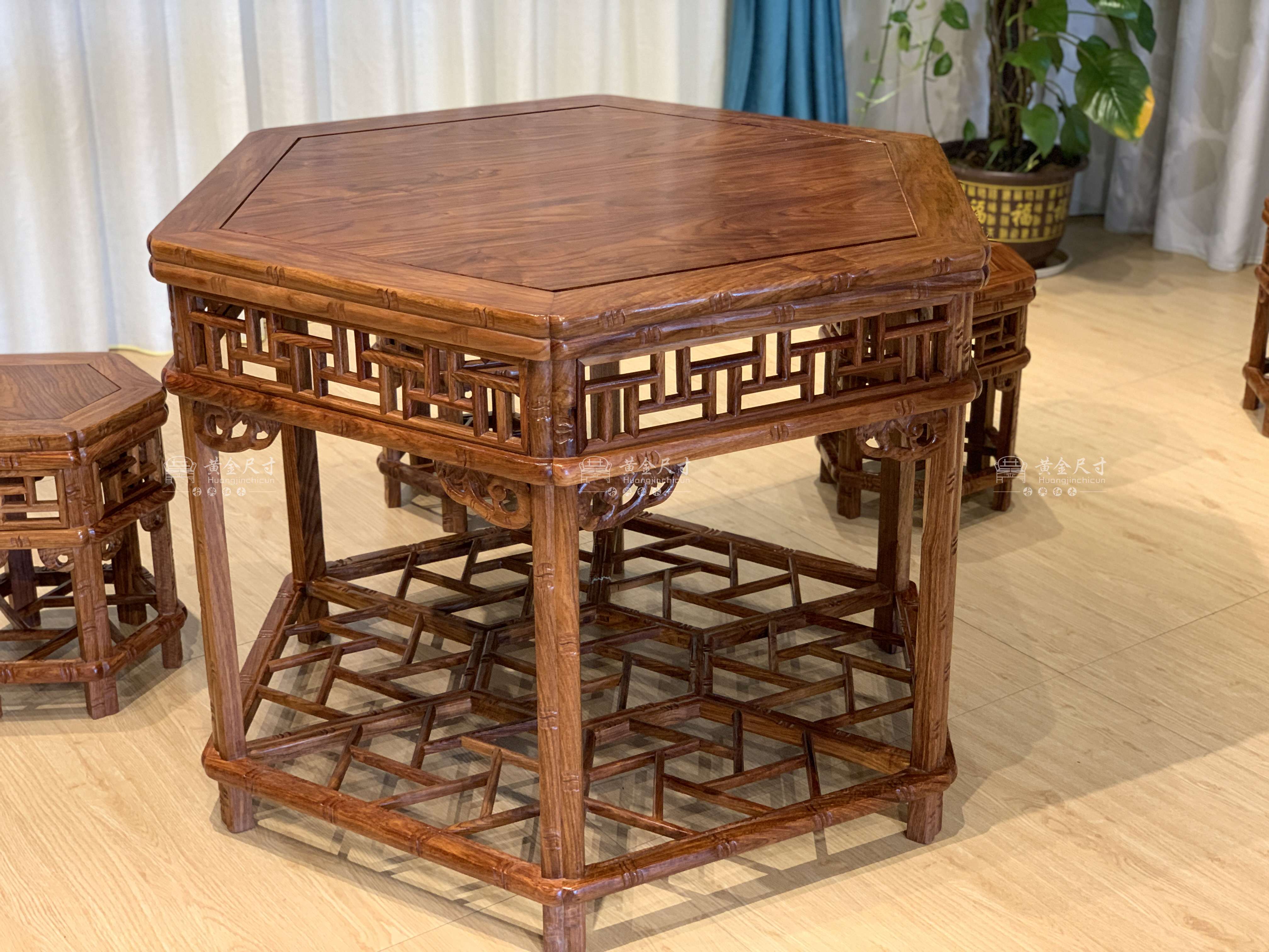 1.1米竹节六角桌  A18烫蜂蜡  (1).jpg